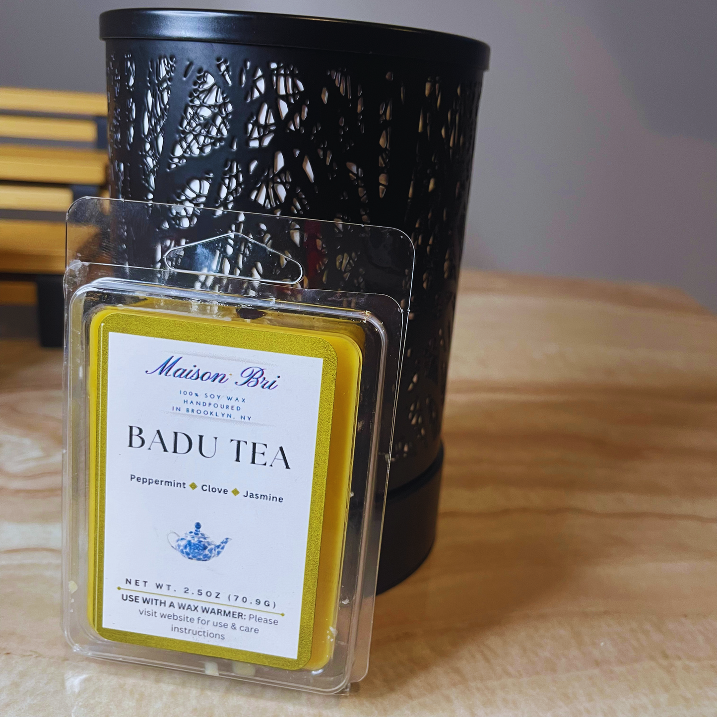 Maison Bri: Badu Tea Wax Melts 3oz